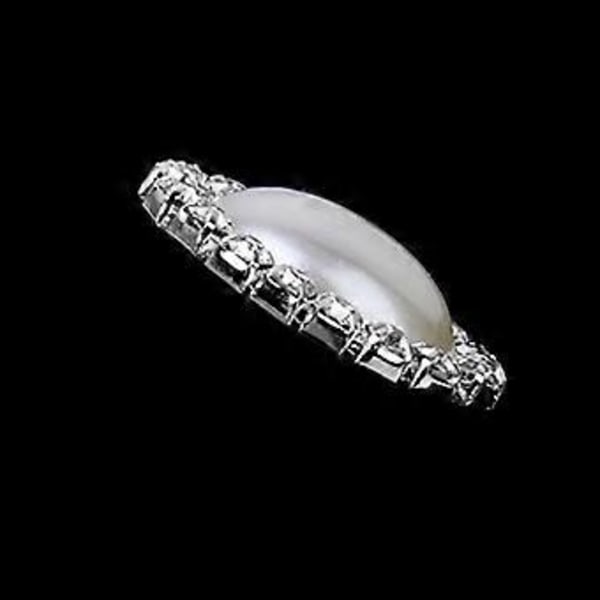 10 stk. Ovale Krystal Knapper Perle Knapper Ornament