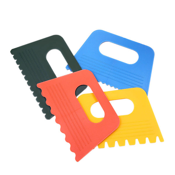 4 stk. Malerskraber Plastmalerskraber til Kunst DIY, Multi