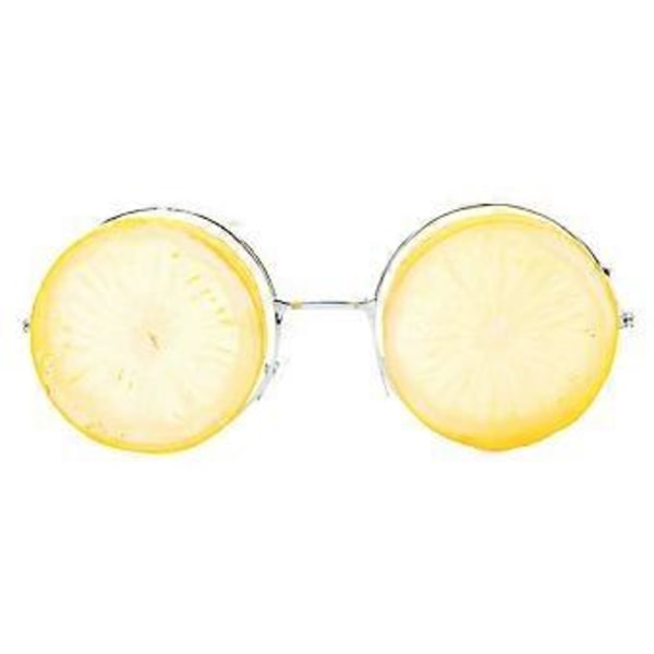 Roliga Dansfest Smink Glasögon Citron Glasögon för Maskeradfest (Gul)
