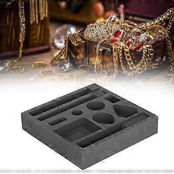 Mångsidiga Gjutformar för Göt Metallhantverksformar Smyckestillverkningsverktyg Smyckesdesign Tillbehör Degelform 20 holes
