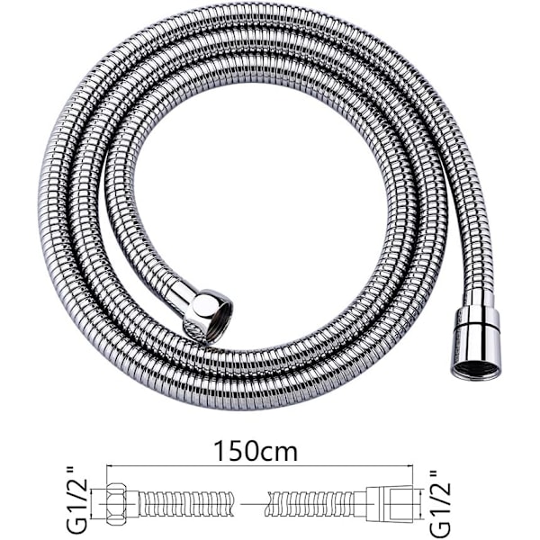Universal duschslang (G1/2 tum, 1,5M)