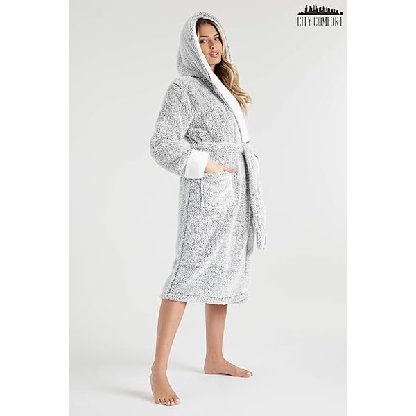 Dame Fleece Morgenkåbe D（L）