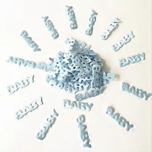 100 stk / Pose DIY Konfetti for Baby Shower Bursdagsfest Dekorasjon (#3)