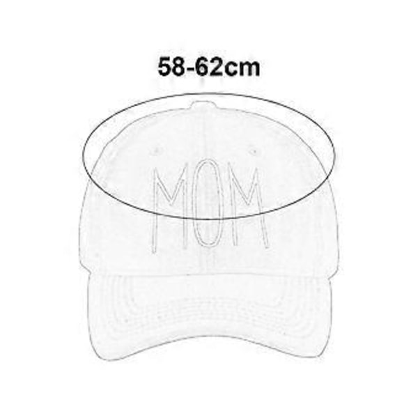 Mom Broderad Baseballkeps Sportkeps Solhatt för Fiske Strandfester()