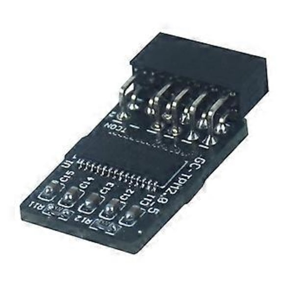 TPM2.0 Modul LPC 12Pin Modul med Infineon SLB9665 Windows 11 Opgradering til Gigabyte Bundkort