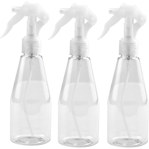 3 stk. 200 ml plantesprayflaske, tomme plastikvandflasker, spray