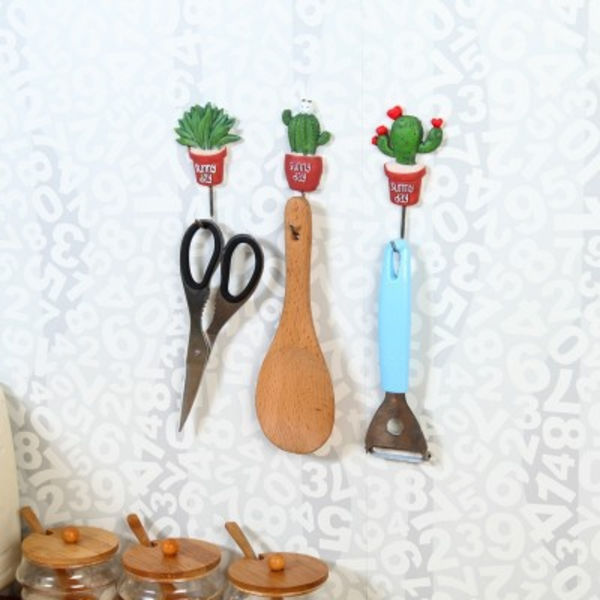 5 blomsterpotte kroge, rustfrit stål kroge