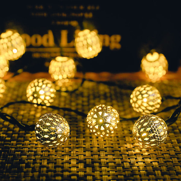 Boll Ljusslingor, 6M 40 LED Ljusslinga, Ljusslingor för Sängkammare