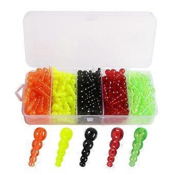 250 st Fiske Inline Spinner Rig Beten Tillverkningstillbehör Öring Fiske Pärlor Beten Utrustning Staplade Fiske Pärlor Set