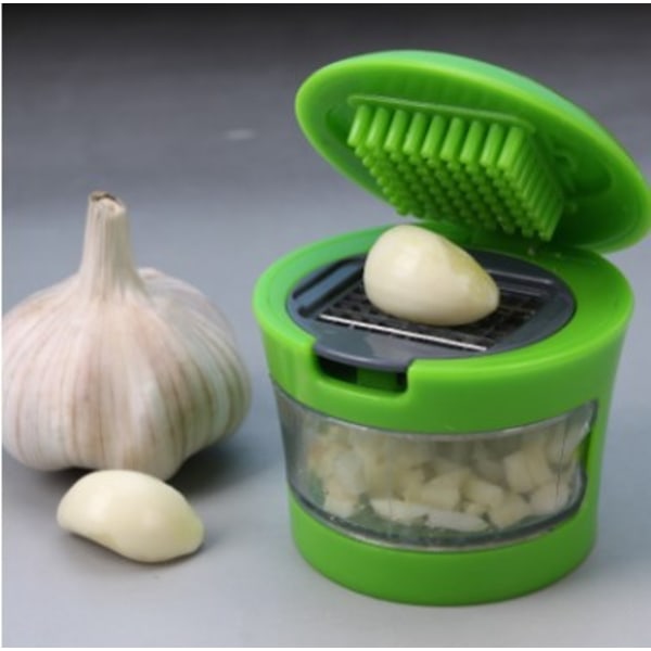 Portable Garlic Crusher Abs Stainless Steel Garlic Press Multifu