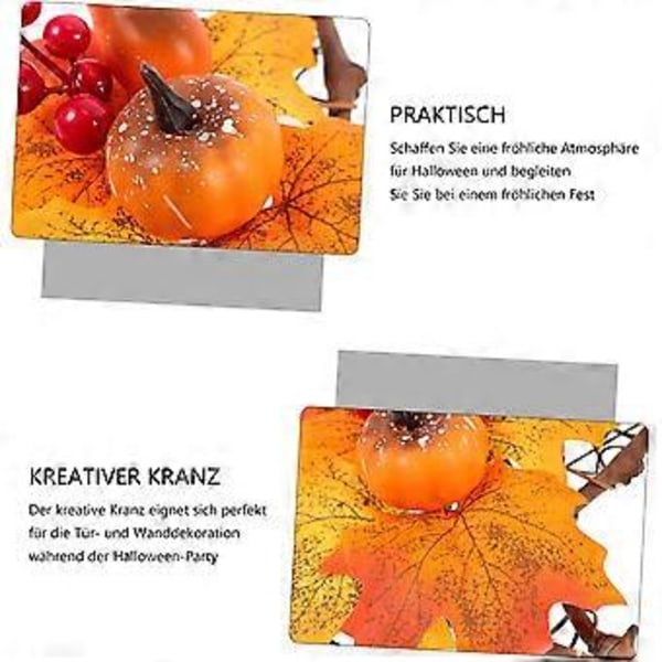 2 kpl Halloween koristeellinen köynnös B-tyyli 25CM viisisakarainen tähti