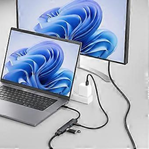 RYRA USB C HUB 3.0 Type-C 3.0 5-porttinen Multi Splitter -sovitin OTG Xiaomi Lenovolle