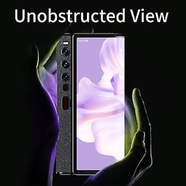 Ultratunt Läderfodral med Fästfunktion för Huawei Mate Xs 2