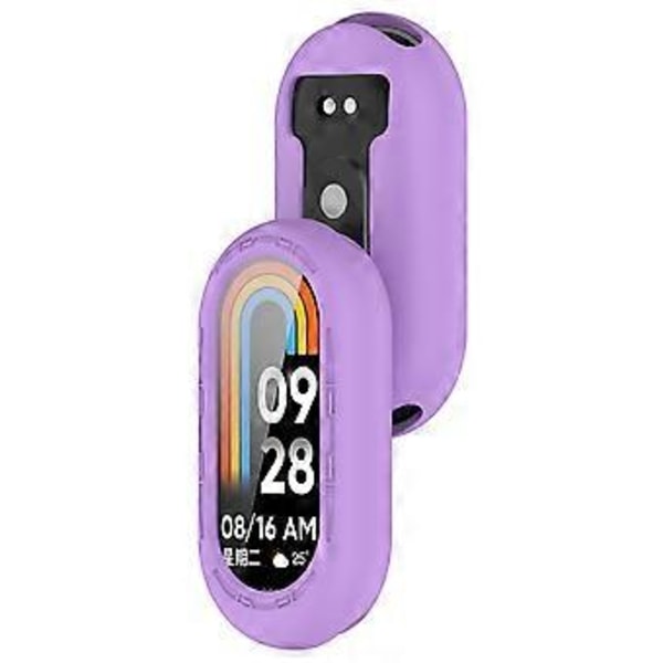 Mjukt Silikonskydd Flexibelt Silikonskal Förbättrar Skyddet Silikonskyddsfodral för Band 9 9NFC Svart Black