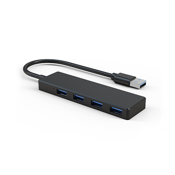 Data Hub 4 Port USB 3.0 Ultra Slim svart