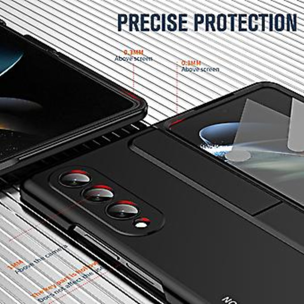 2-in-1 irrotettava puhelinkotelo Samsung Galaxy Z Fold4:lle Black