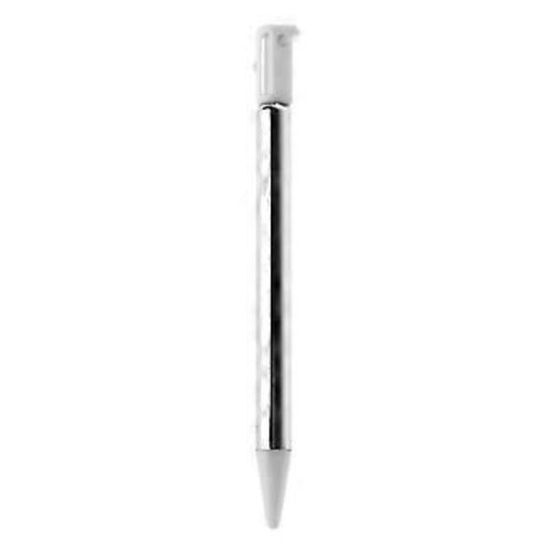 Korta Justerbara Styluspennor För 3DS för DS Utdragbar Stylus Touch-Penna Vit White