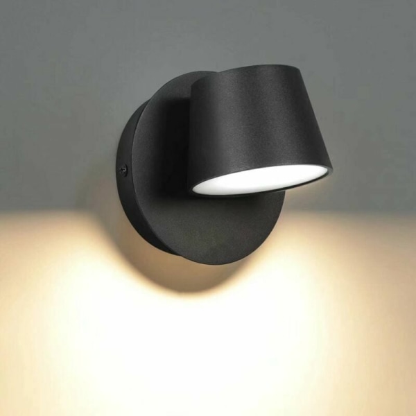 Enkel væglampe til soveværelse, dekorativ lampe til stuen (B018 enkelt