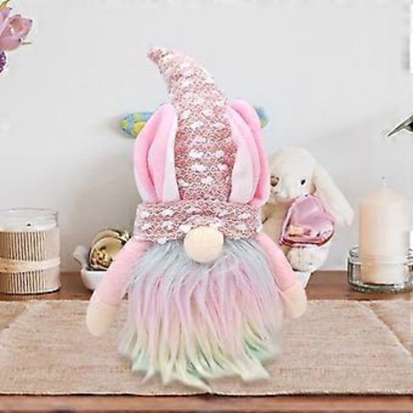 Påskepynt Dukker Ornamenter Ansigtsløse Dukker Rudolf Dukker Dvælge Pink