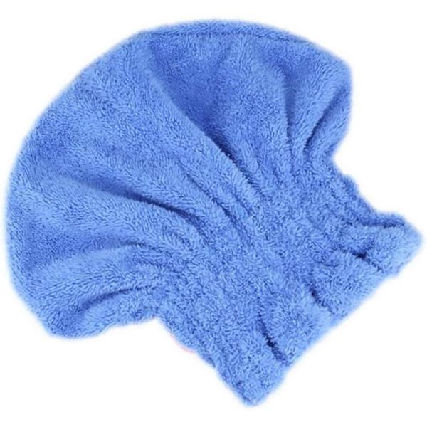 Hårhandduk, 2-pack, torkhuva för dusch, badhandduk och spa, turban för snabb torkning, absorberande handduk för barn