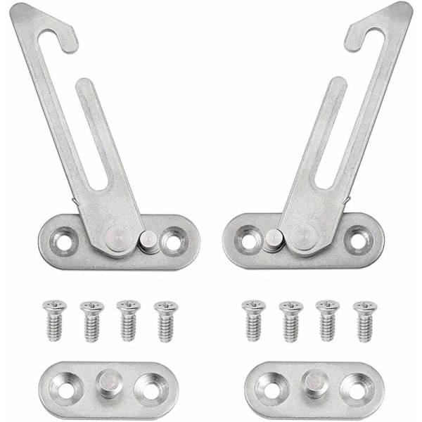 Set of 2 window openers made of 304 stainless steel with screws f