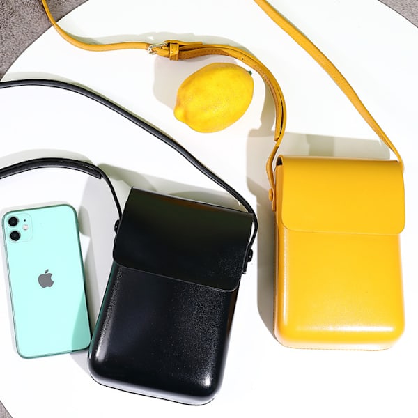 Pieni crossbody-laukku naisille, nahkainen matkapuhelinlaukku, olkalaukku, lompakko