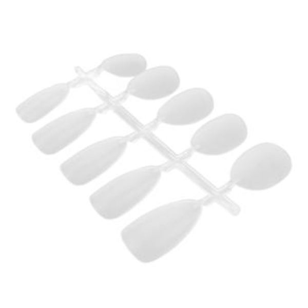 100 stk. Matte Negltipper Profesjonell Hjemmesalong DIY Full Dekning Falsk Negltipp for Neglekunstner Nybegynner