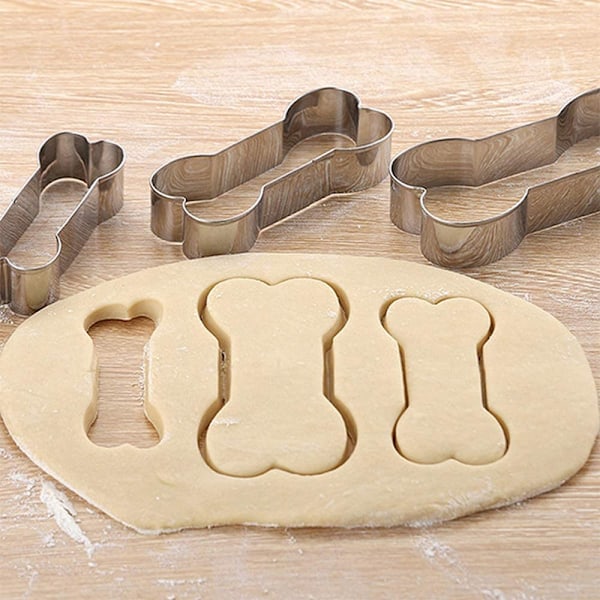 5 stk rustfritt stål bein kakeform sett kakeform DIY baking til