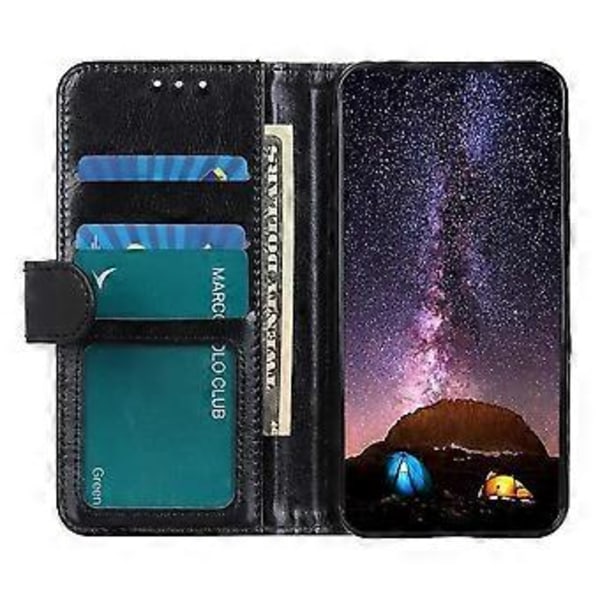 För Honor X6b 4G Fodral Crazy Horse Textur PU Läder Telefonställ Skydd Style A