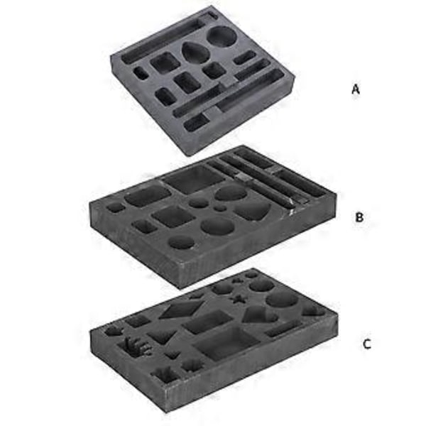 Mångsidiga Gjutformar för Göt Metallhantverksformar Smyckestillverkningsverktyg Smyckesdesign Tillbehör Degelform 20 holes