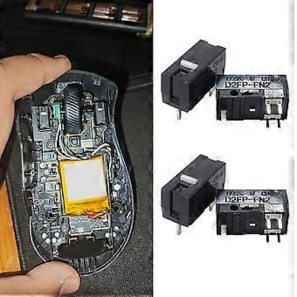4 kpl/setti D2FP-FN2 Hiiren mikrokytkimet Optinen mikrokytkin ROG III Point 36K:lle, ROG Chakram X -hiirelle