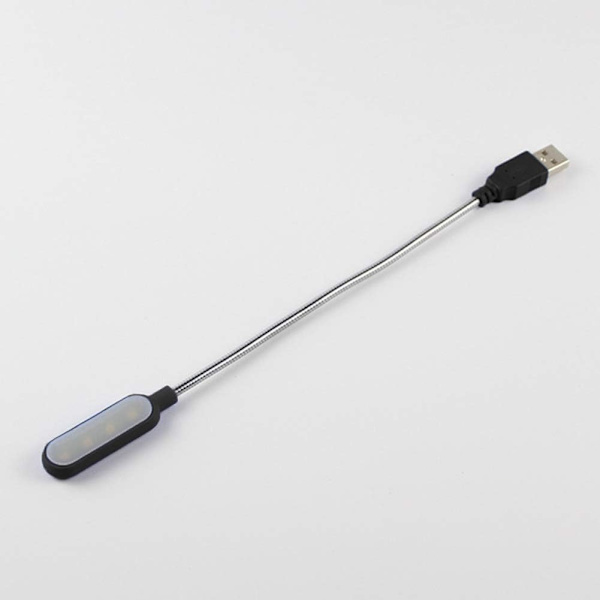 2 stk USB Leselys Mini USB LED Lampe for Laptop, Tastatur, P