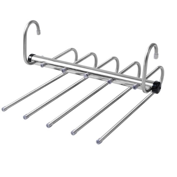 Sliding trouser rack, stainless steel model five-layer trouser ra