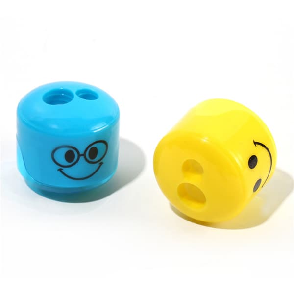 Blyantspidser, Tilfældig Smiley Spidser 8 Pak, Blyantsspidser
