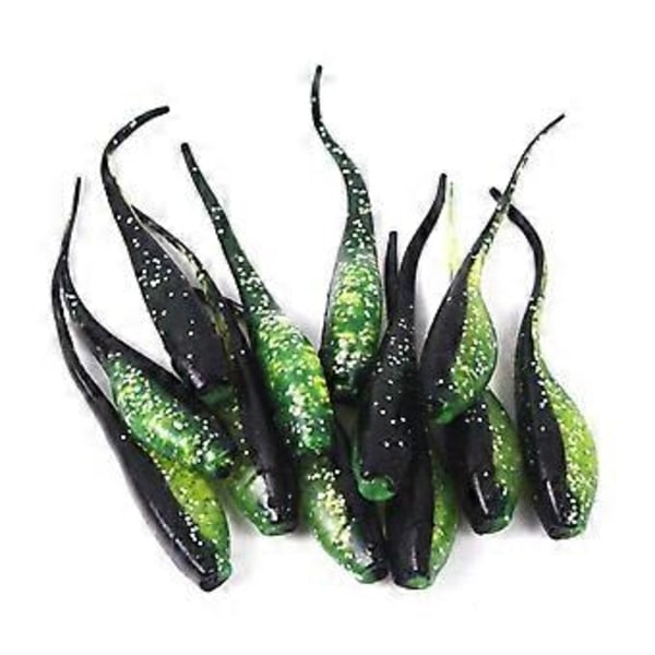 Luya Falsk Agngrossist Haletudseform Tofarget Nålhale 5cm/0.7g 1stk Fluorescerende
