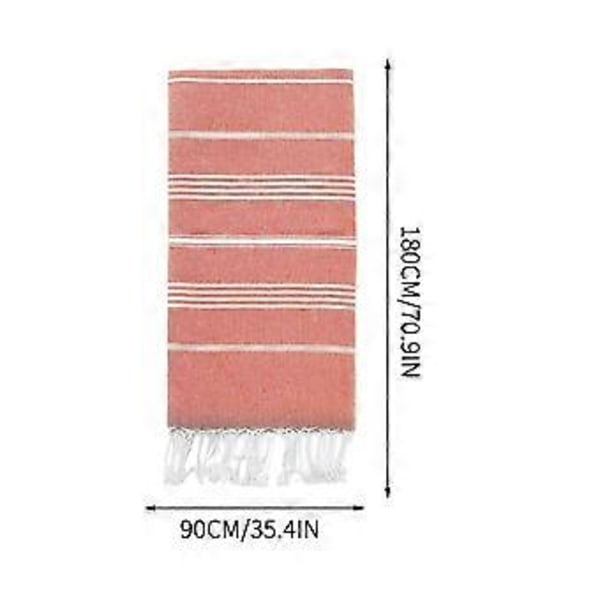Fin Fiber Strandhandduk Lätt Badhandduk Sandstrandfilt Rese Simbassäng Multifunktionell Handduk 90x180 cm