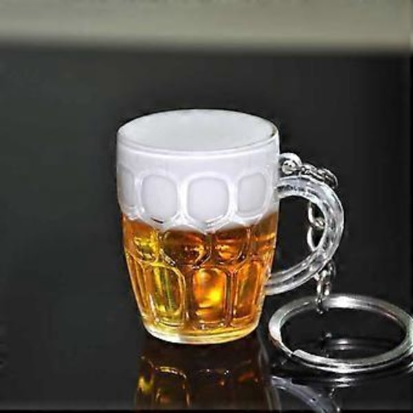Uniikki Design Hartsi Olutkuppi Avaimenperä Avaimenperät Laukku Riippuva Koriste Ornamentti
