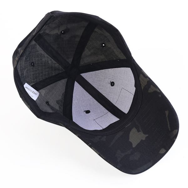1 stk. (sort, hat omkreds 55-61 cm) Velcro sportskasket, m