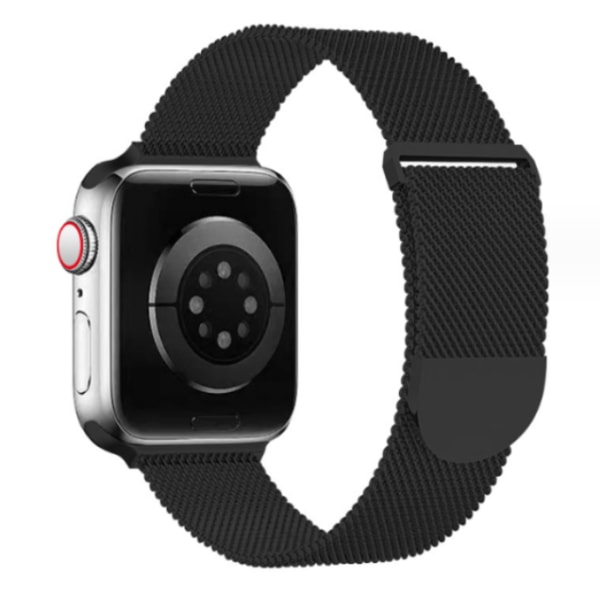 Svart set i 1 delar, utbytesrem kompatibel med Apple Watch