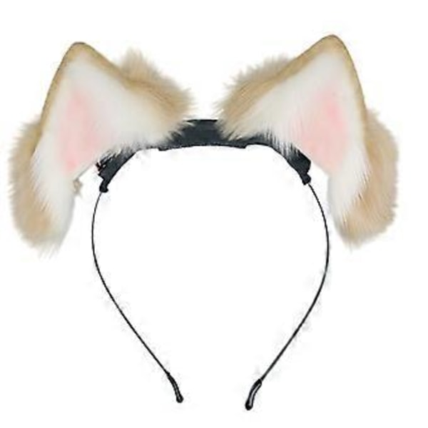 Dynamisk Kattunge Katter Cosplay Öron Hårband Djur Öron Animation Uppladdningsbar Hårring för Rollspel Fursuit Camel plus detachabl