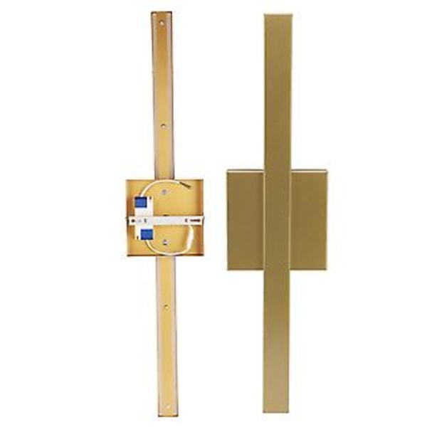 Lineær Vegglampe Gullfarget Moderne Enkel Lang Stripe Vegglampe for Soverom Stue 85265V