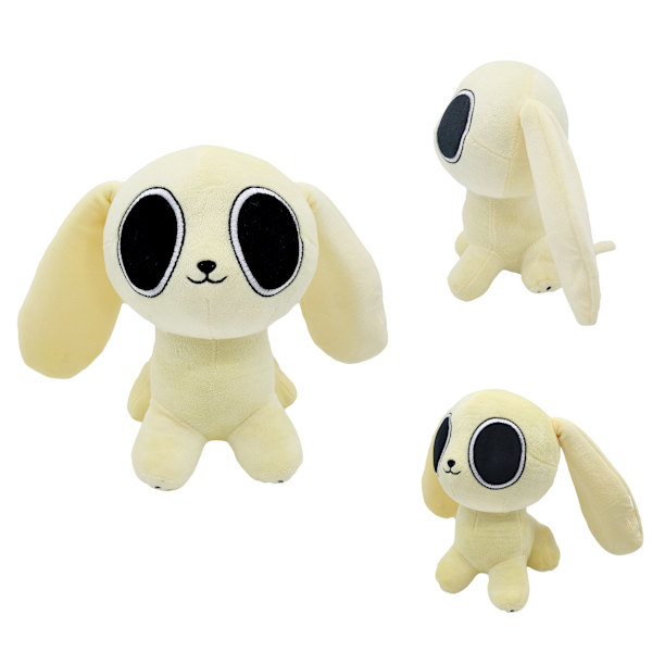 19CM Cartoon Chikn Nuggit Plysjleker Kawaii Dyr Hund Utstoppede Dyr