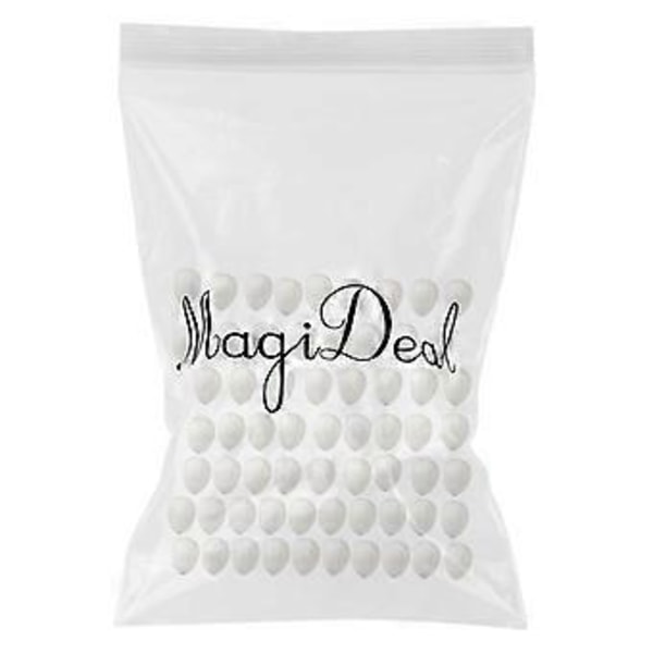 100x Vanddråbe Modellering Polystyren Skum Ornament DIY Håndværk 19mm 19mm 100pcs