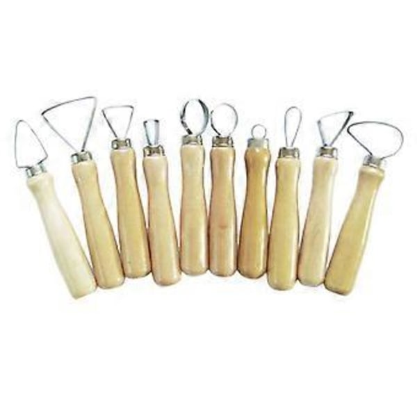 10 Delar/set Lerverktyg Keramik Snideri Kit()