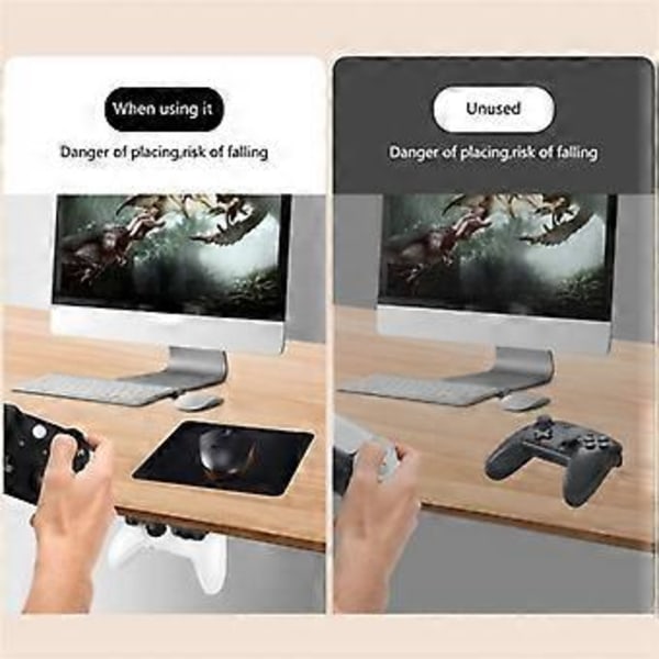 Gamepad-hållare för Xbox Series S/X Hängande fäste för Xbox One/Xbox 360-spel