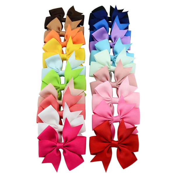 53 st Bow Tie Hårspännen Hårklämmor Hårnål Hårrosett Hår C
