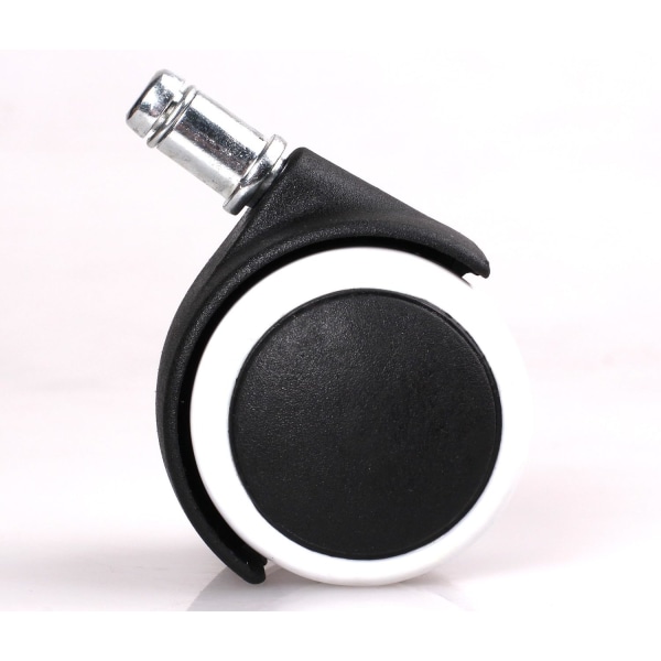 Sett med 5 hjul for harde gulv 11 mm, Hvit
