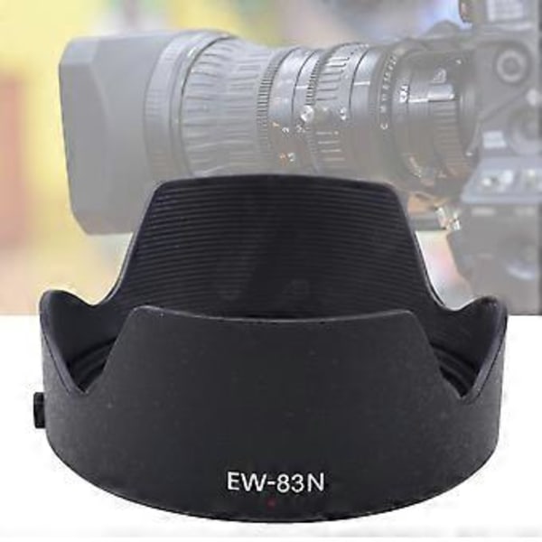 Blenderreduserende solblender for RF24 105mm F4L ISUSM kamera, reversibel linsehette, sikrer klar fotofarge