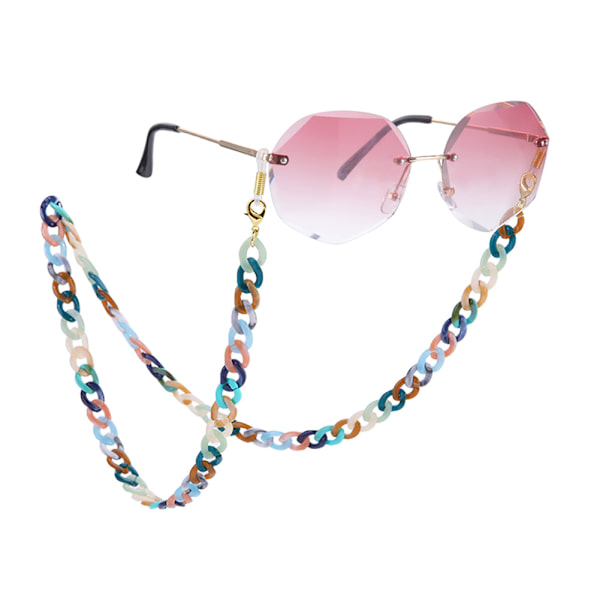 1PC Multicolor Glasögonkedja Remhållare Akrylrep Solglasögon