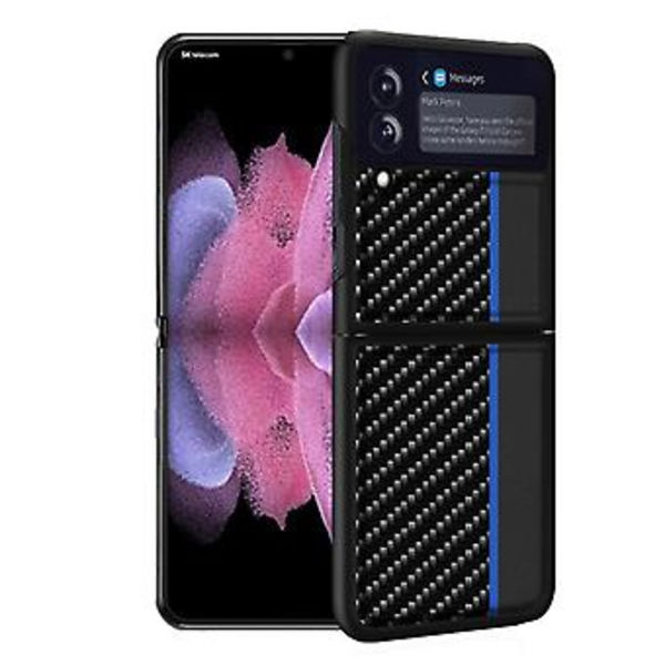 Hiilikuitukuvioitu suojakotelo Samsung Galaxy Z Flip4:lle